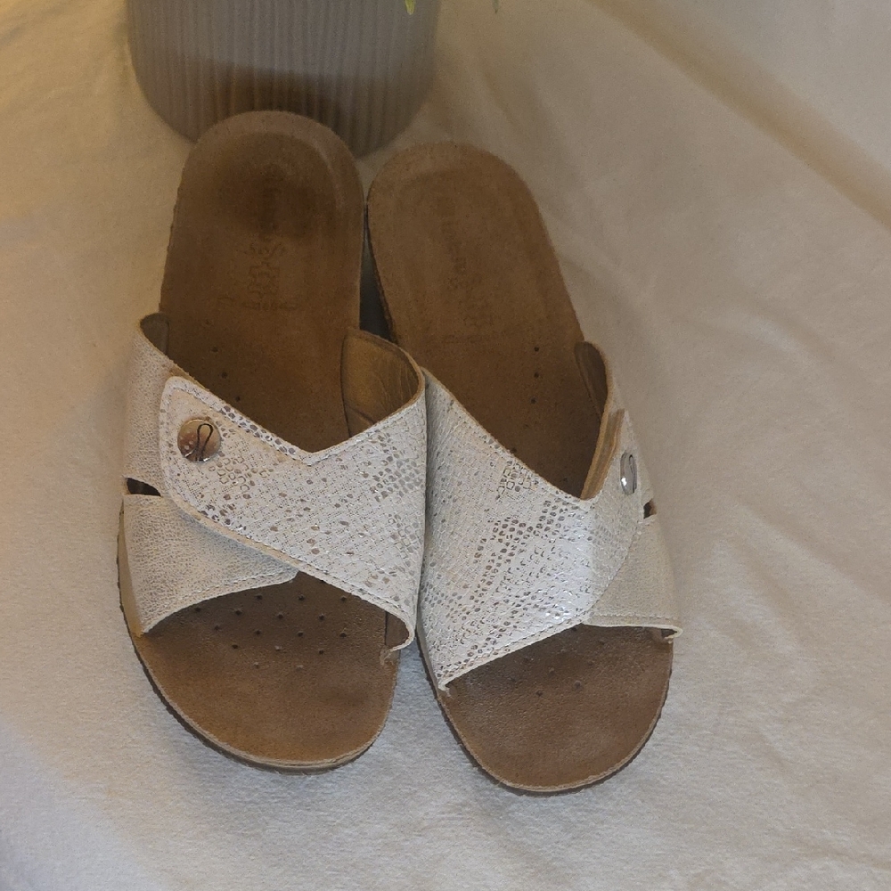 Chic White Women's Mules